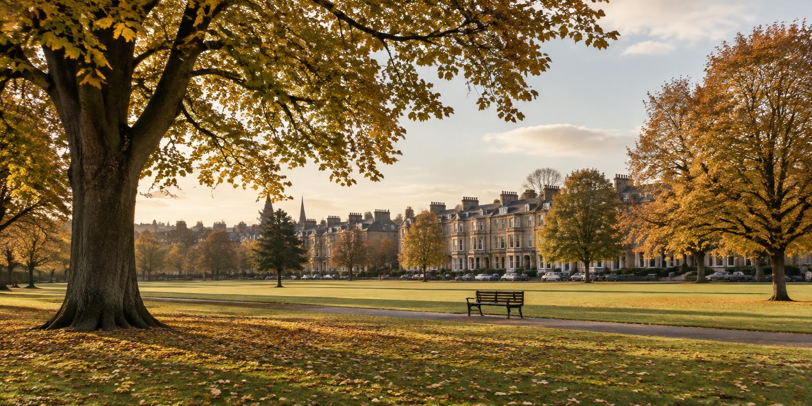 Autumn on The Stray in Harrogate
